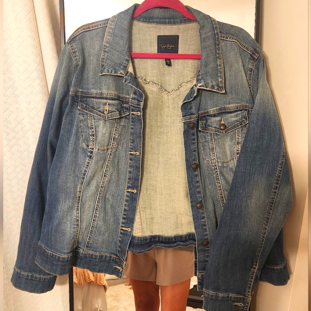 Jessica Simpson Blue Denim Jacket